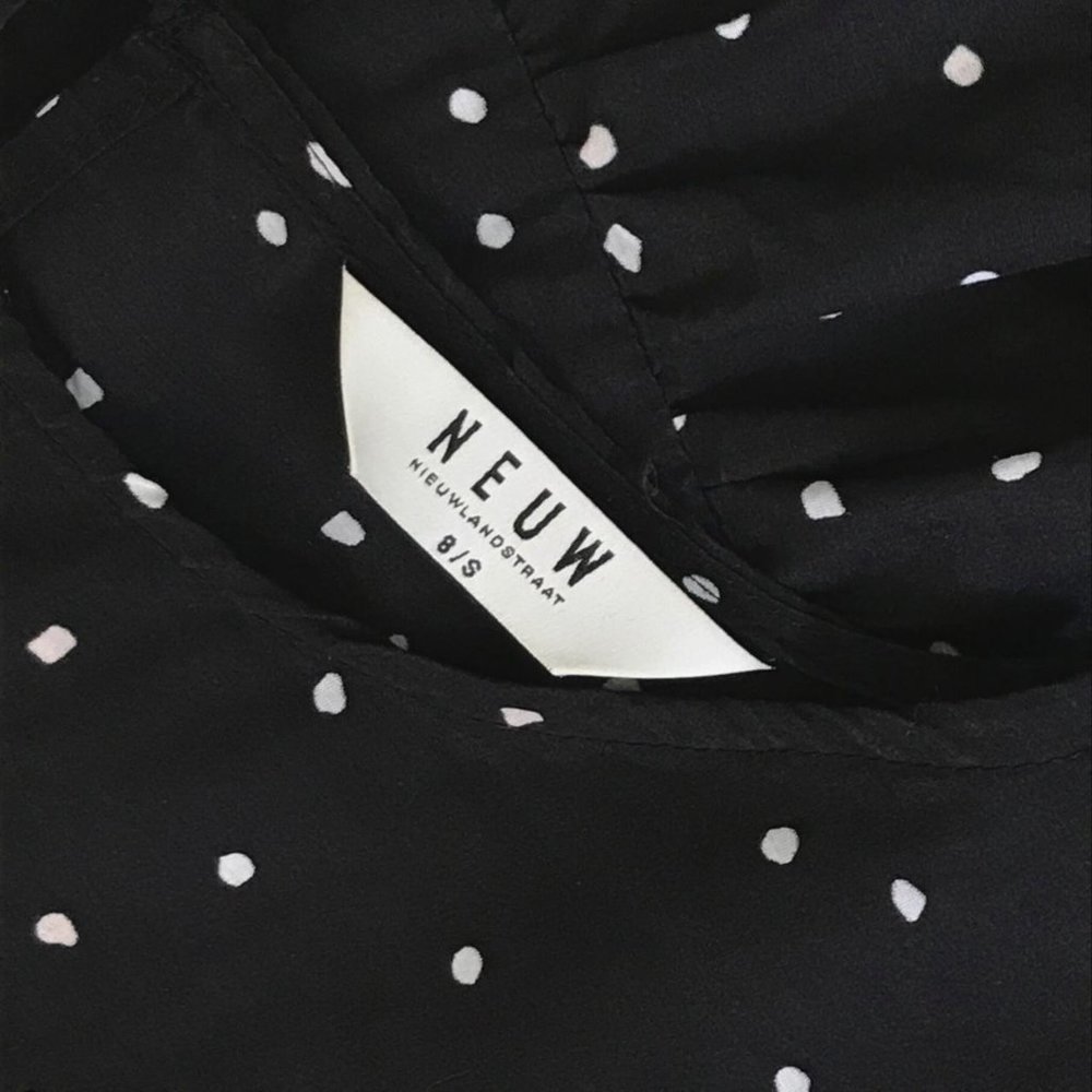 NEUW Nieuwlandstraat easy fitting summer drop waisted dress s8 - Picture 4 of 4